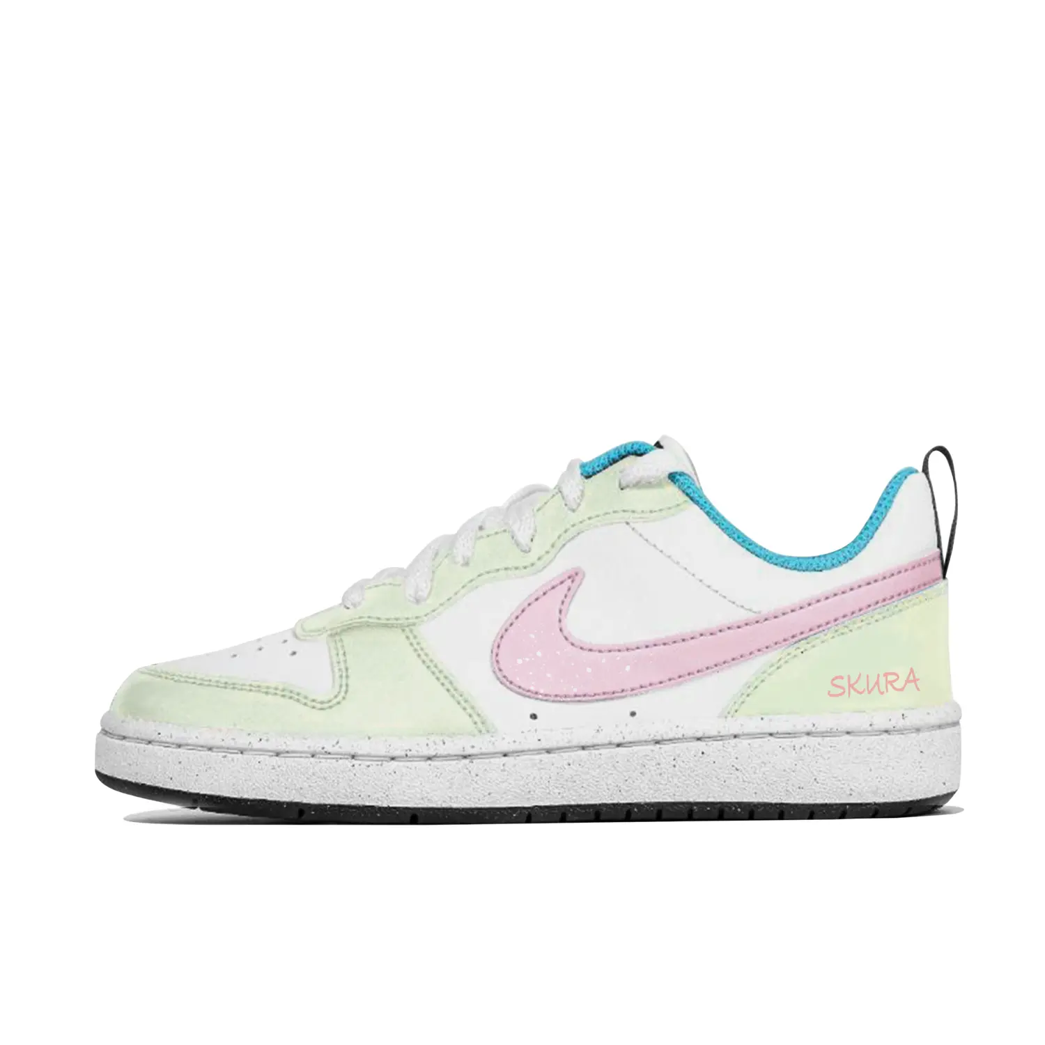 

Кроссовки Court Borough Low Slip с амортизацией для детей и подростков Nike, зеленый