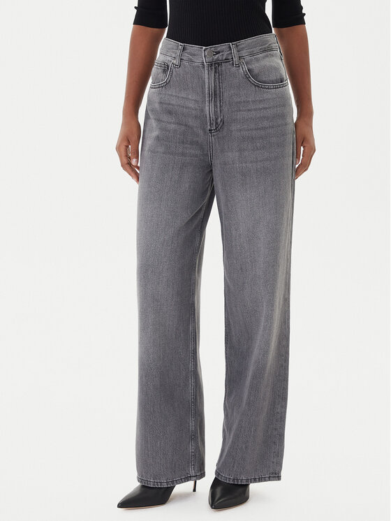 

Джинсы baggy fit UF5284 DS048 Liu Jo, серый