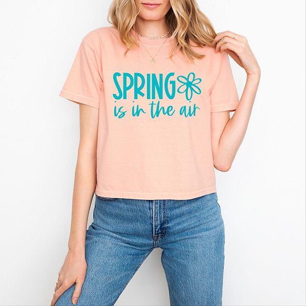 

Боксовый кроп-топ Spring is in the air Simply Sage Market, Peachy