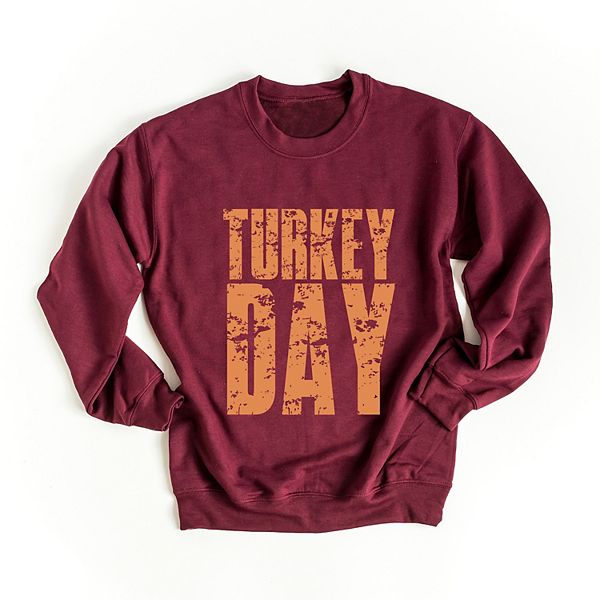 

Графический свитшот Turkey day block distressed Simply Sage Market, Maroon, Зеленый, Графический свитшот Turkey day block distressed Simply Sage Market, Maroon