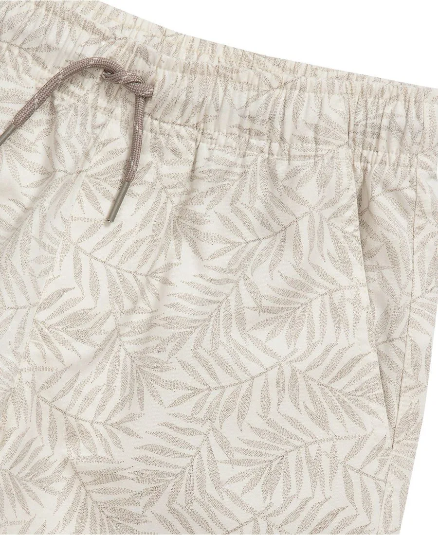 Детские хлопковые шорты на резинке Lands' End, palm/vintage хаки — фото 3