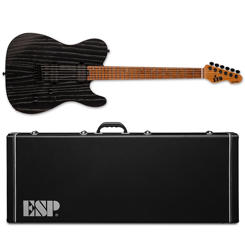 

Электрогитара ESP LTD TE-1000 Black Blast Electric Guitar + ESP Hard Case TE1000 - BRAND NEW