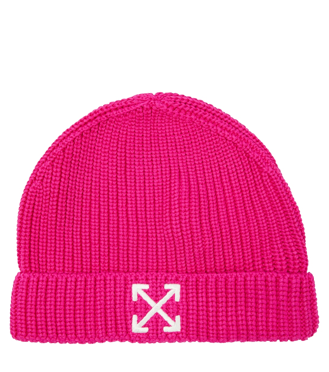 

Хлопковая шапочка с логотипом Off-White Kids, белый