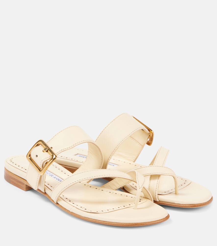 Песочники Thalusa 10 из кожи Manolo Blahnik, 1304 Lcrm