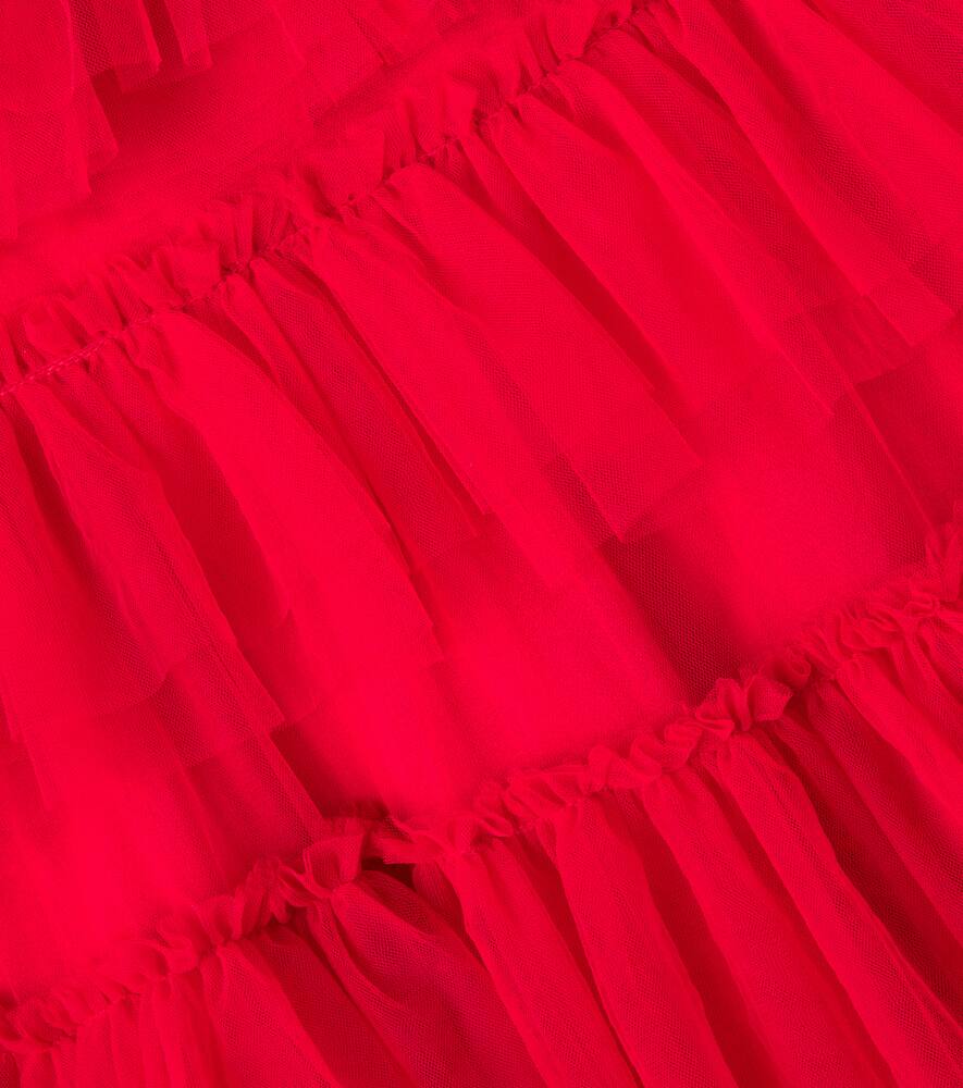 Платье Rana с отделкой из ярусного тюля Tutu Du Monde, Red Velvet — фото 3