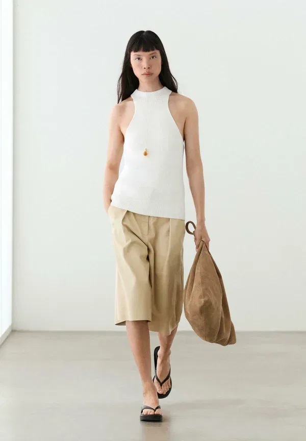 Топ Massimo Dutti, белый — фото 4