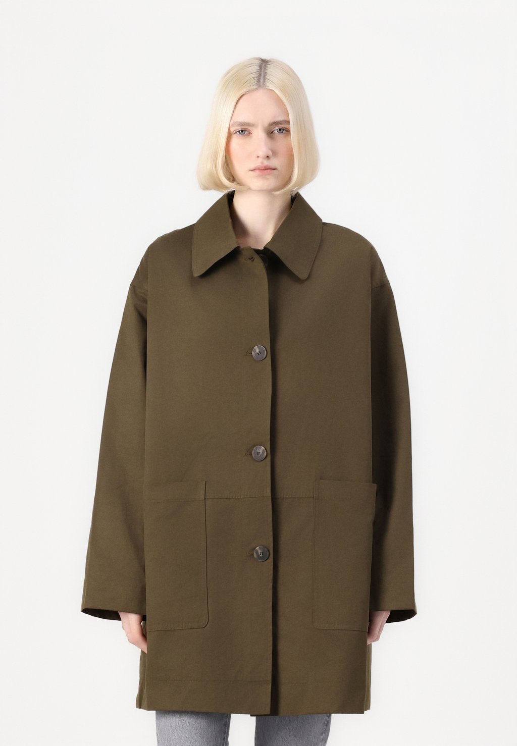 

Пальто-тренч ONLKAVANA COAT ONLY, темно-зеленый