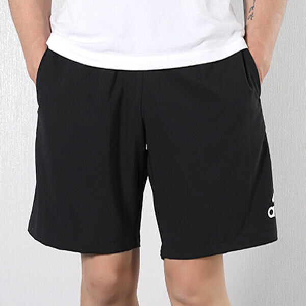 Шорты adidas M Mh Light Sho Logo Printing Training Sports Woven Shorts Black, черный — фото 2