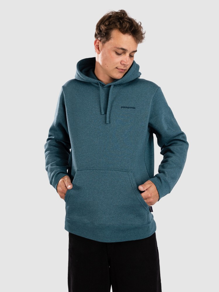 Худи Patagonia Boardshort Logo Uprisal Hoodie, wetland blue — фото 4