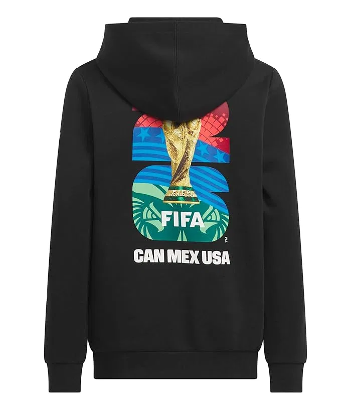 Худи с принтом FIFA World Cup 26 Adidas Kids, Black — фото 2