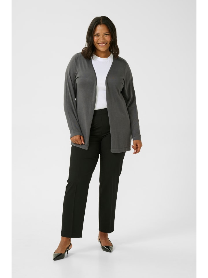 

KAFFE curve Кардиган KCfarsia стандартного кроя, цвет «Черная устрица»