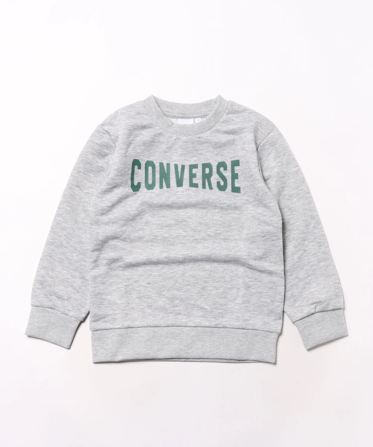 Свитшот Converse двусторонний принт, полиэстер, серый меланж