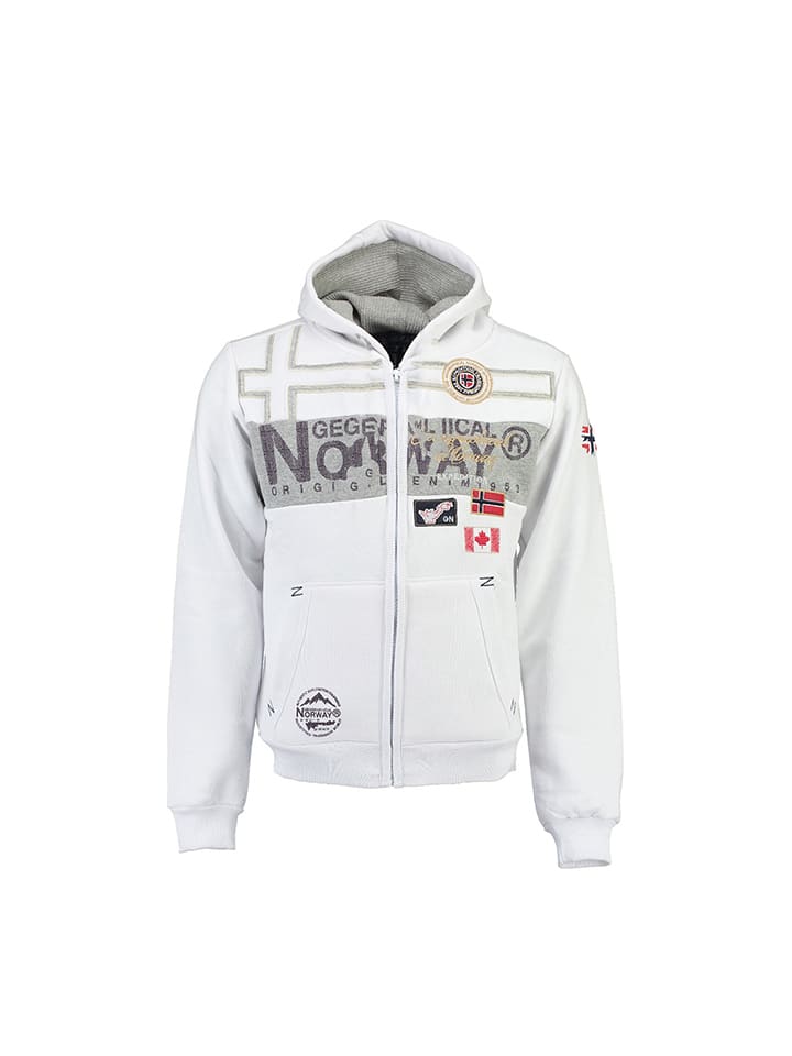 

Geographical Norway Белая толстовка "Гарадок"