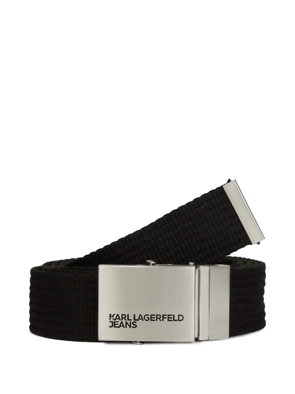 

Ремень с логотипом Karl Lagerfeld Jeans, черный