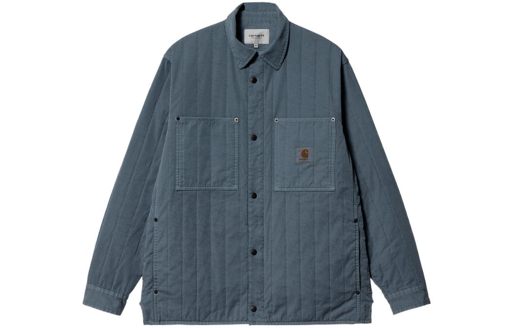 

Carhartt WIP Ремасерная рубашка-куртка мужская синяя, Blue