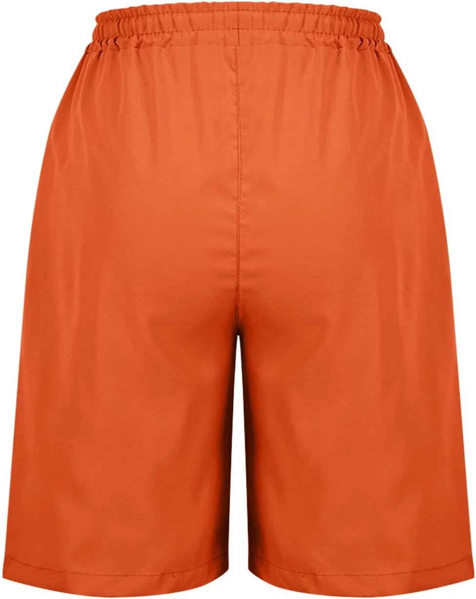 Шорты Active Athletic, Elastic Waist, Drawstring, A02_orange — фото 4