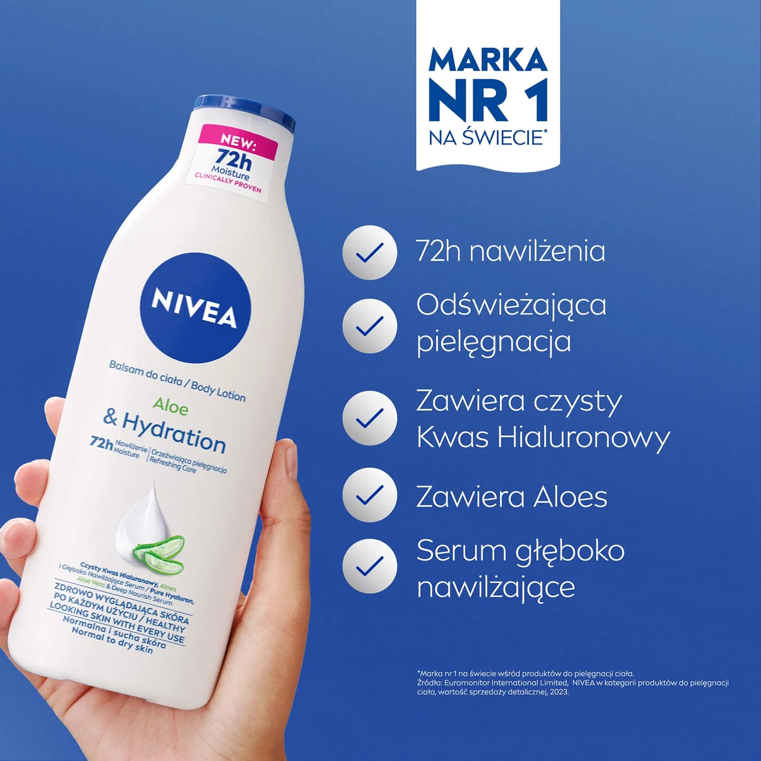 Увлажняющий лосьон для тела NIVEA с алоэ вера, 400 мл Nivea — фото 3