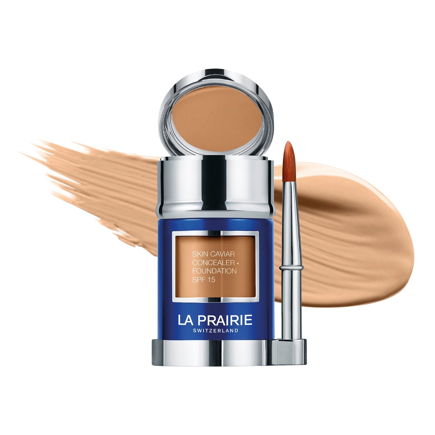 Тональный крем для лица skin caviar complexion collection concealer- spf 15 La Prairie, honey beige, объем 32 мл — фото 2
