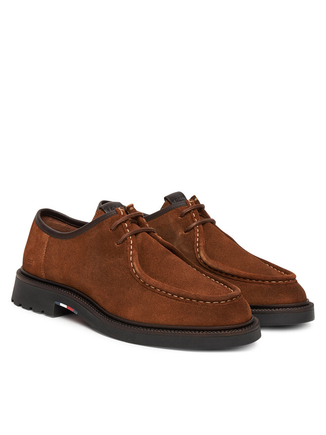 Полуботинки Comfort Lwt Moc Toe FM0FM05589 Tommy Hilfiger, коричневый — фото 2
