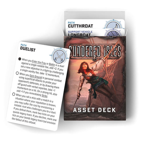 

Настольная игра Ironsworn Starforged Rpg: Sundered Isles Asset Deck