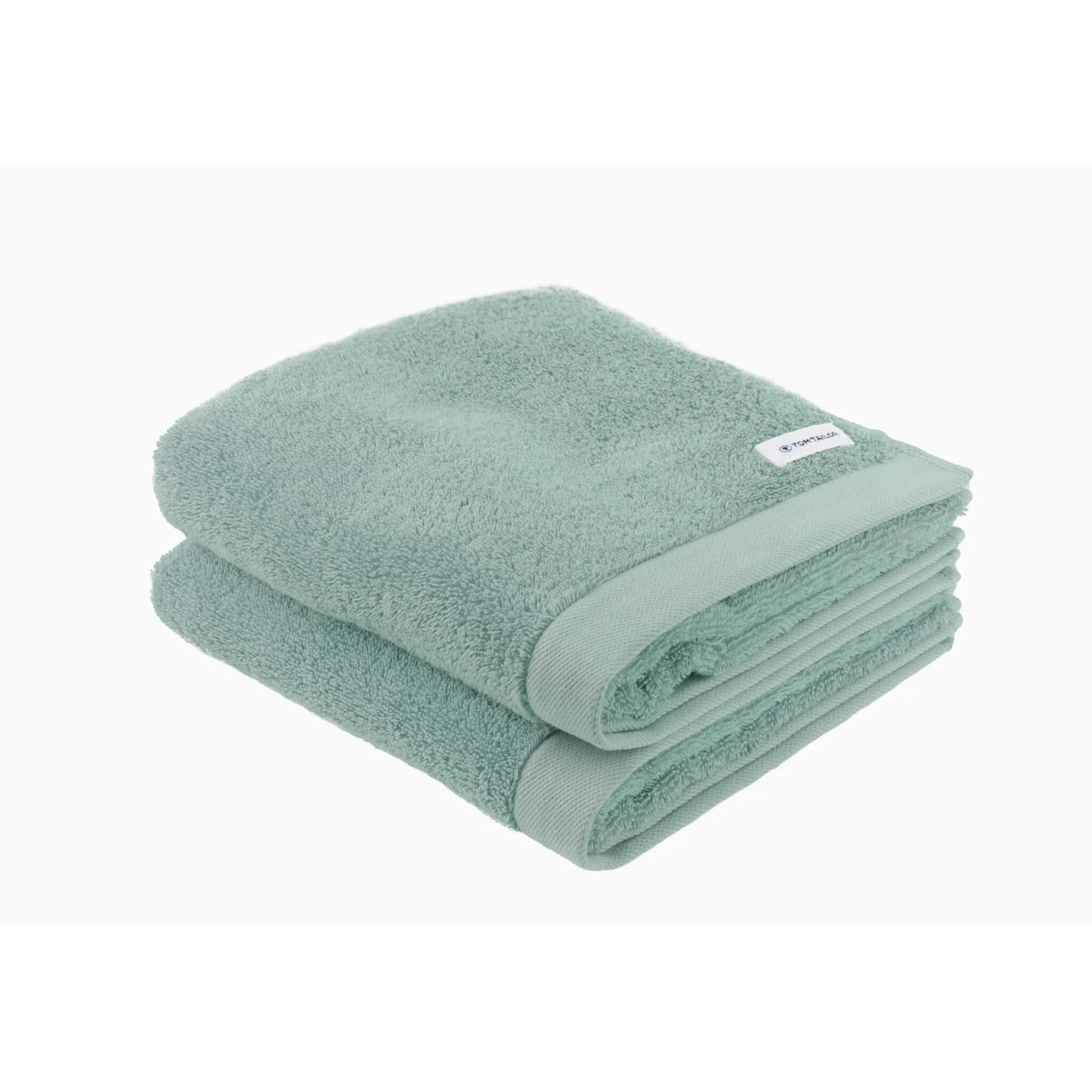 

Полотенце TOM TAILOR HOME "COLOR BATH полотенце для рук" (2 шт., комплект из 2 полотенец 50 х 100 см), цвет Fresh Sage