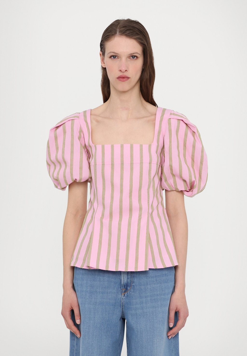 

Блуза SOFT WEAVE BLOUSON SLEEVE Stine Goya, светло-розовый