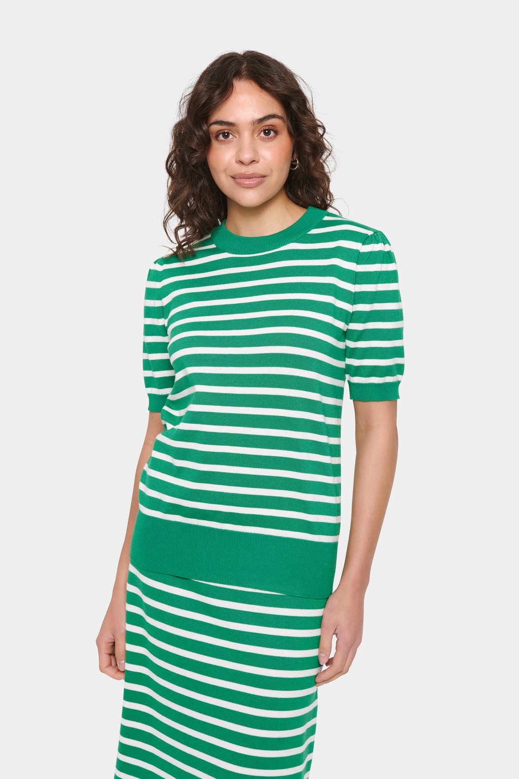 

Футболка с принтом MILA STRIPED Saint Tropez, зеленый