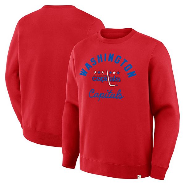 

Мужской свитшот washington capitals vintage stickler красный Fanatics