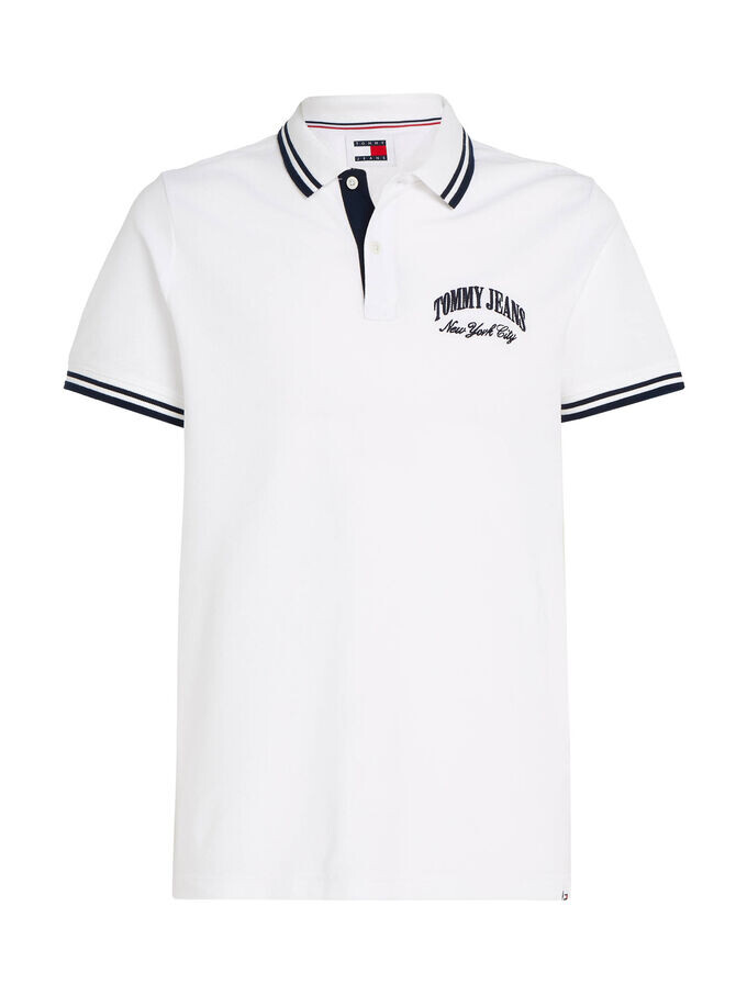 

Футболка-Поло стандартного кроя Tommy Jeans, белый