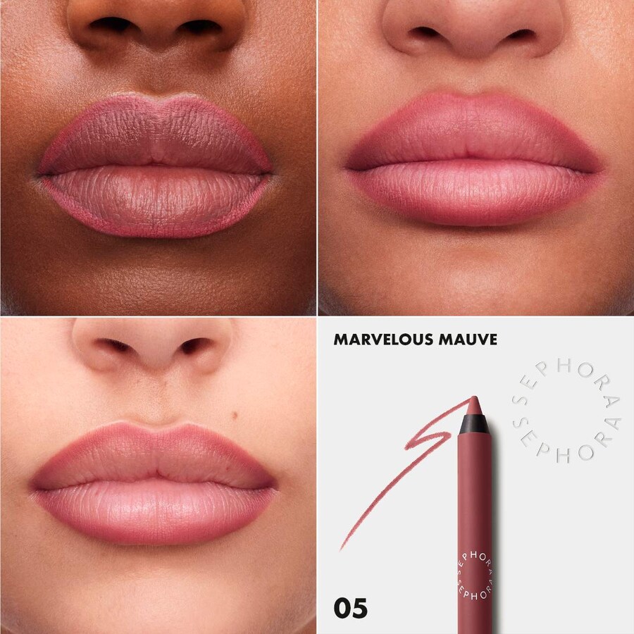 Яркий, стойкий карандаш для губ, сохраняющий свои свойства до 8 часов. SEPHORA COLLECTION, 0.04 oz /1.2 g, 05 Marvelous Mauve — фото 2
