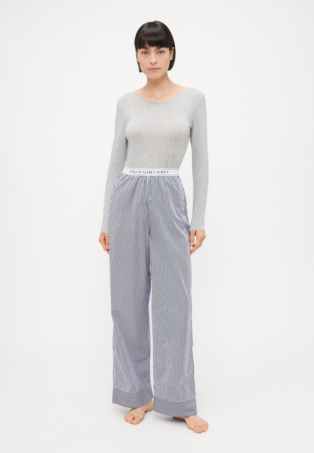 Пижамные штаны SHIRTING STRIPES PJ PANTS Polo Ralph Lauren, темно-синий — фото 2