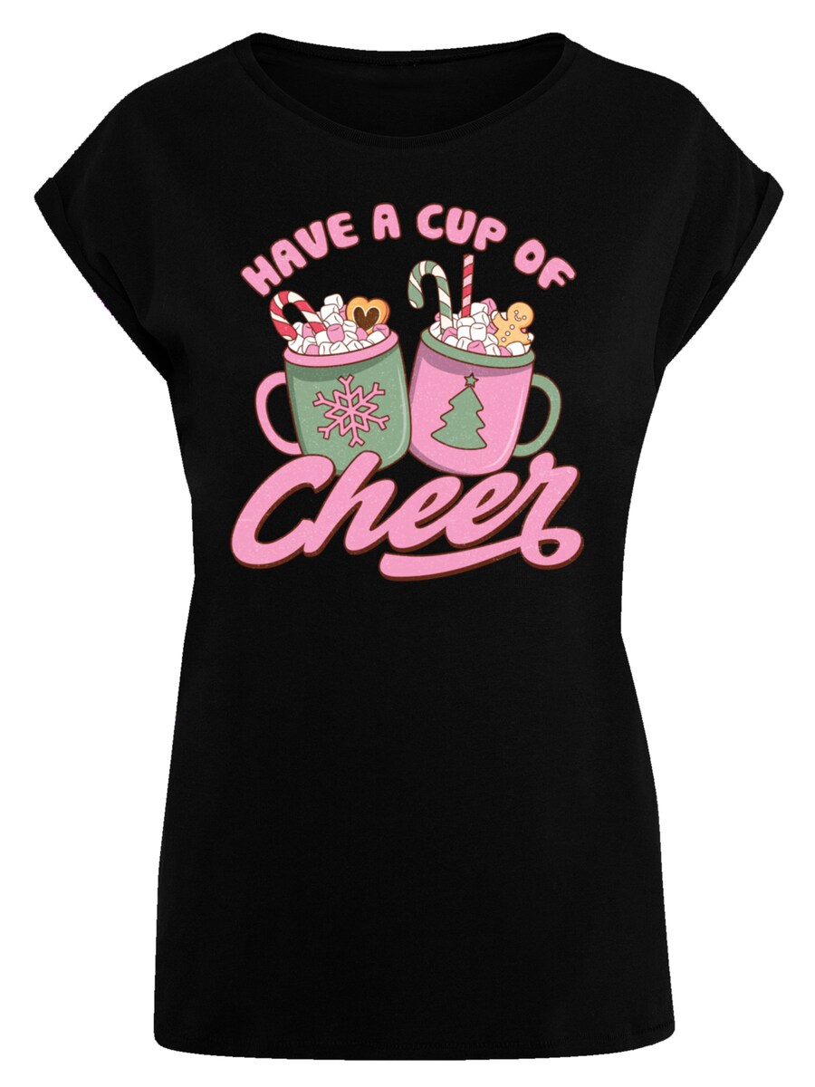 

Рубашка F4NT4STIC Have a Cup of Cheer Christmas Holiday, черный