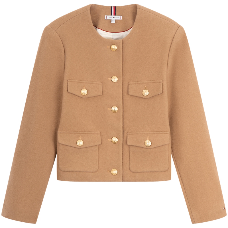 

Tommy Hilfiger Короткая шерстяная куртка, Khaki RBL