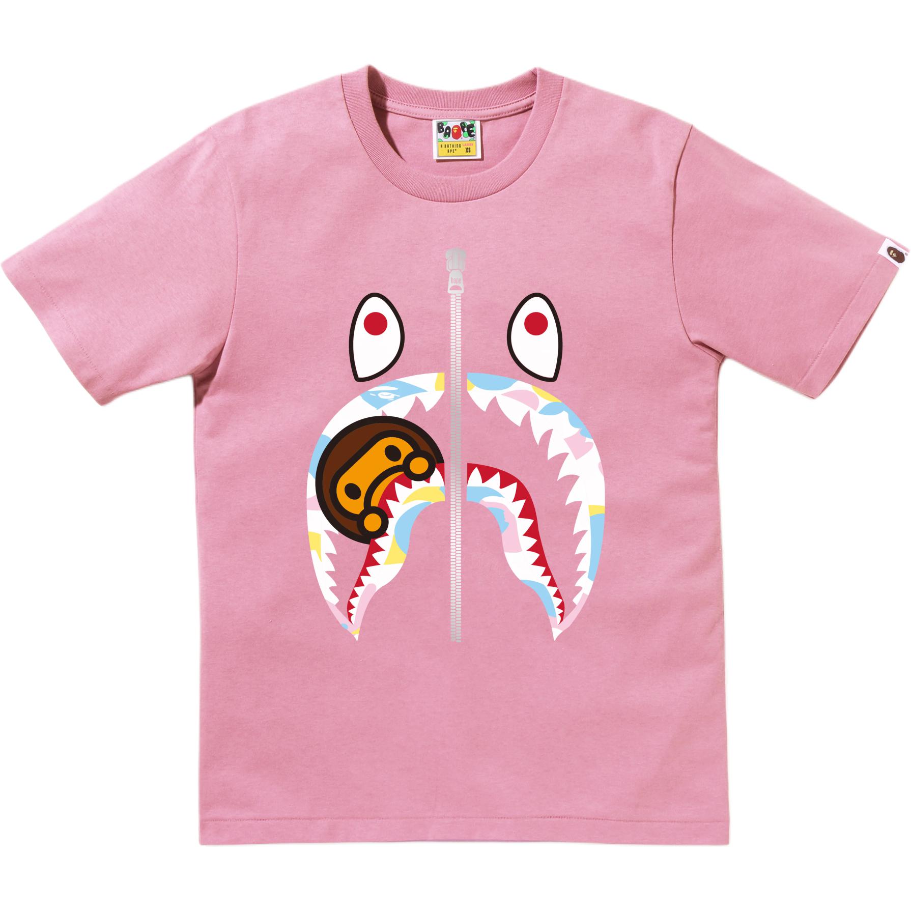 

Футболка SS26 с втачным рукавом для женщин A BATHING APE, розовый