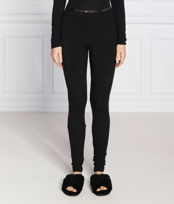 

Леггинсы Emporio Armani Slim Fit, черный