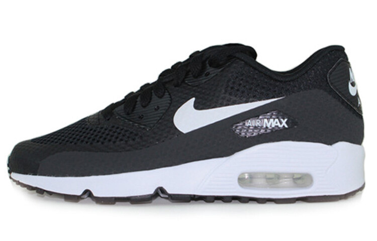 

Кроссовки Air Max 90 женские с низким верхом, черные/белые Nike