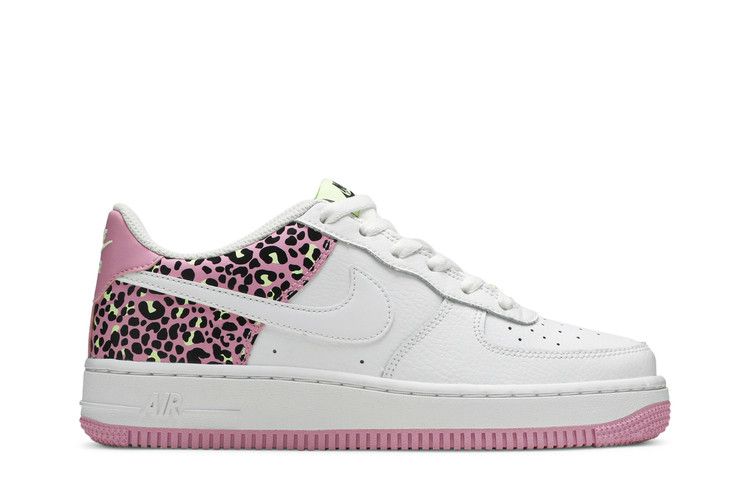 Кроссовки Nike Air Force 1 '07 GS 'Pink Leopard', розовый — фото 2