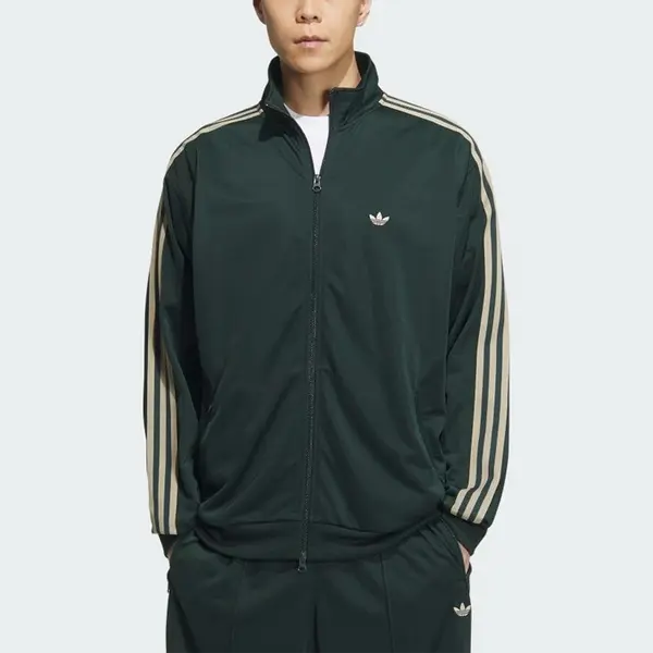 Куртка оригинальные спортивные Топ beckenbauer Adidas, зеленый — фото 3