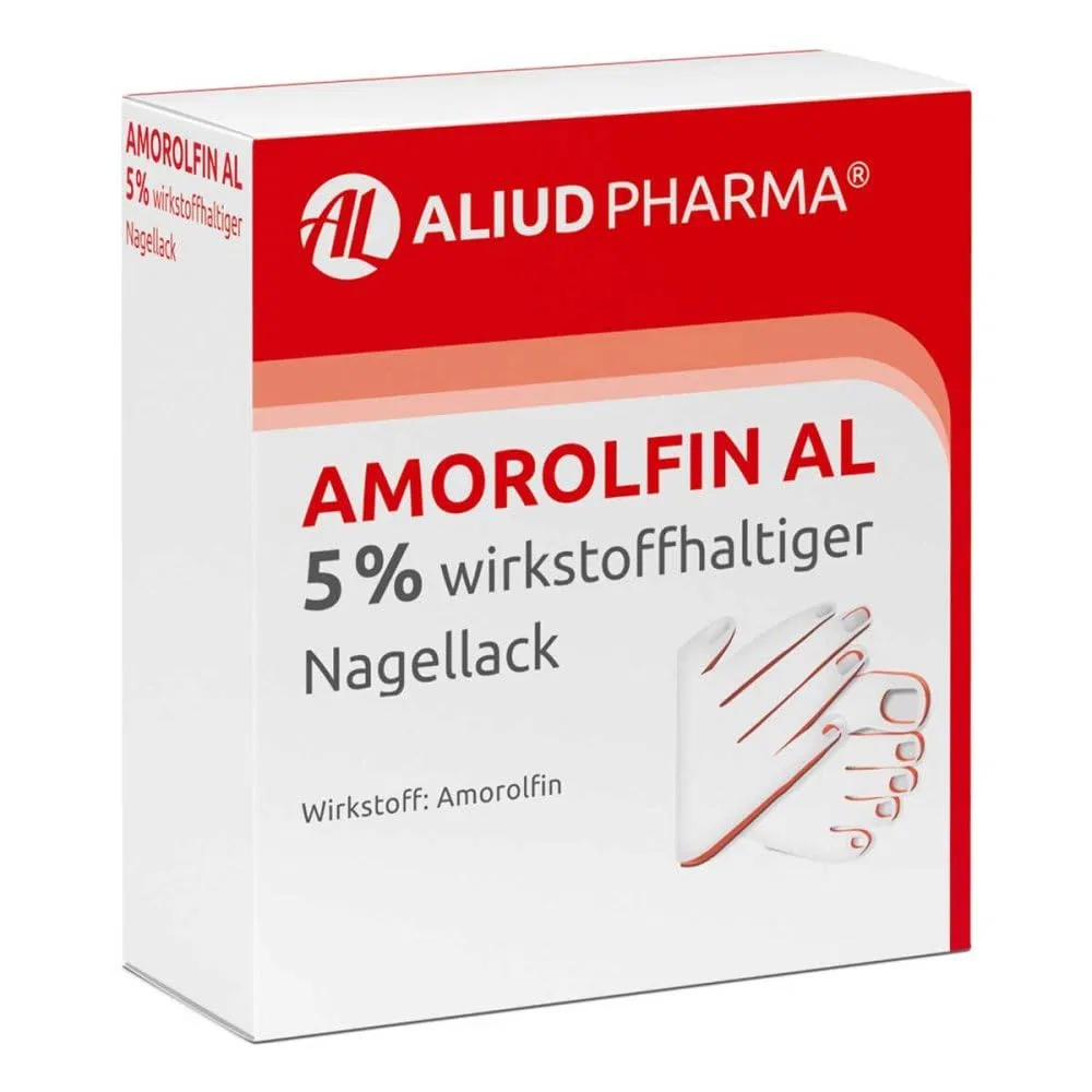 Лак для ногтей ALIUD PHARMA Amorolfin AL 5% от грибка, 3 мл Al Aliud Pharma — фото 2