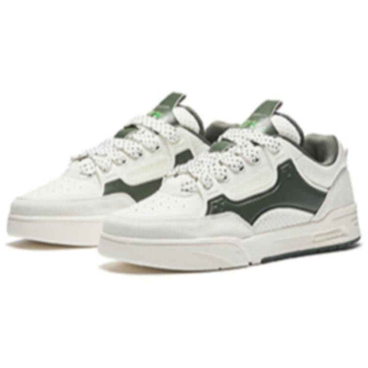 Кроссовки ANTA AOJIE Skateboarding Shoes Men Low-top White/Green, зеленый — фото 2