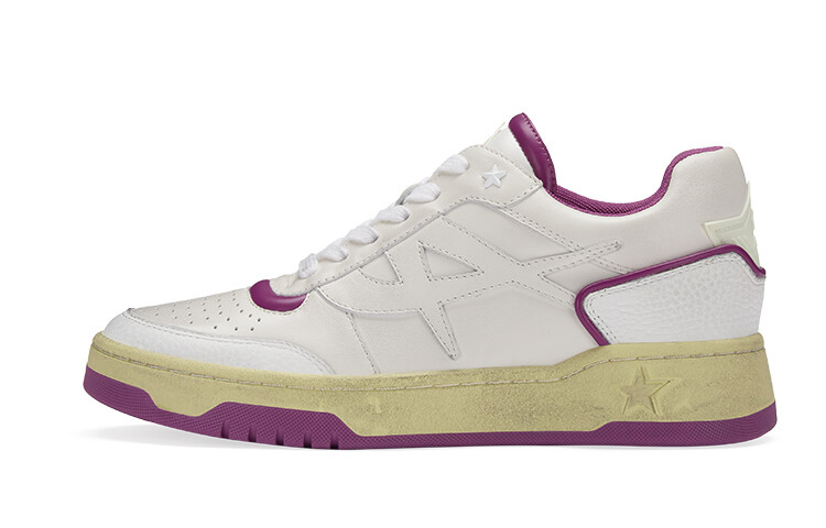 

Кроссовки ASH Skateboarding Shoes Women's Low-top White/purple, белый
