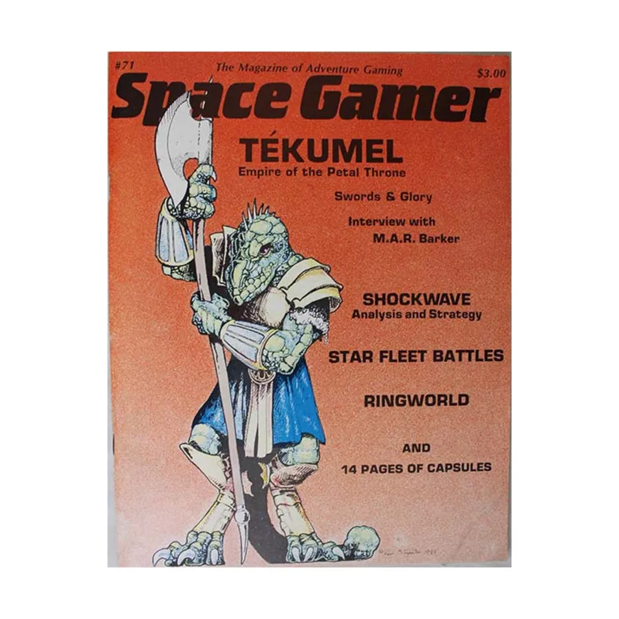 

Журнал #71 "Empire of the Petal Throne, Shockwave, Ringworld", Space Gamer Magazine (Various Publishers)