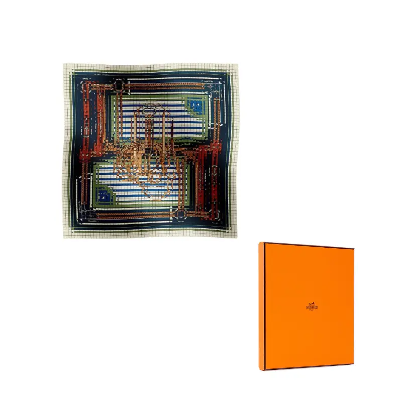 

Шелковый платок женский, разноцветный Hermes, мультиколор