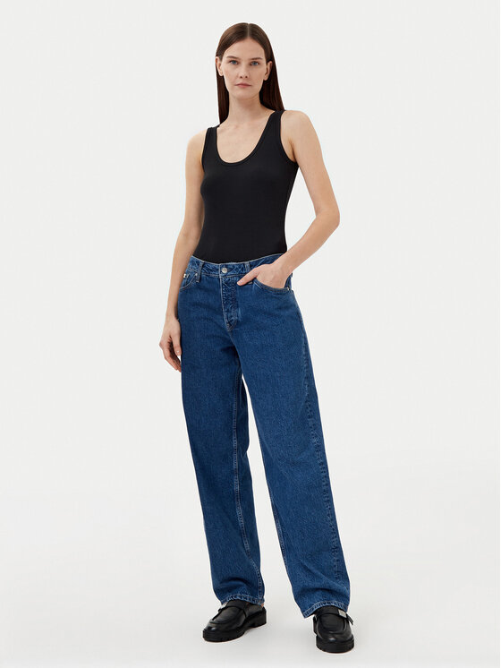 Топ облегающего кроя K20K208246 Calvin Klein, черный — фото 2