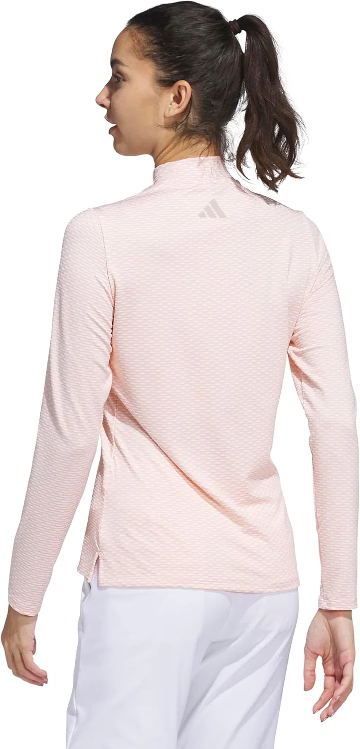 Женская футболка с длинным рукавом Adidas Beyond Two Tone Mesh, Powder Coral — фото 3