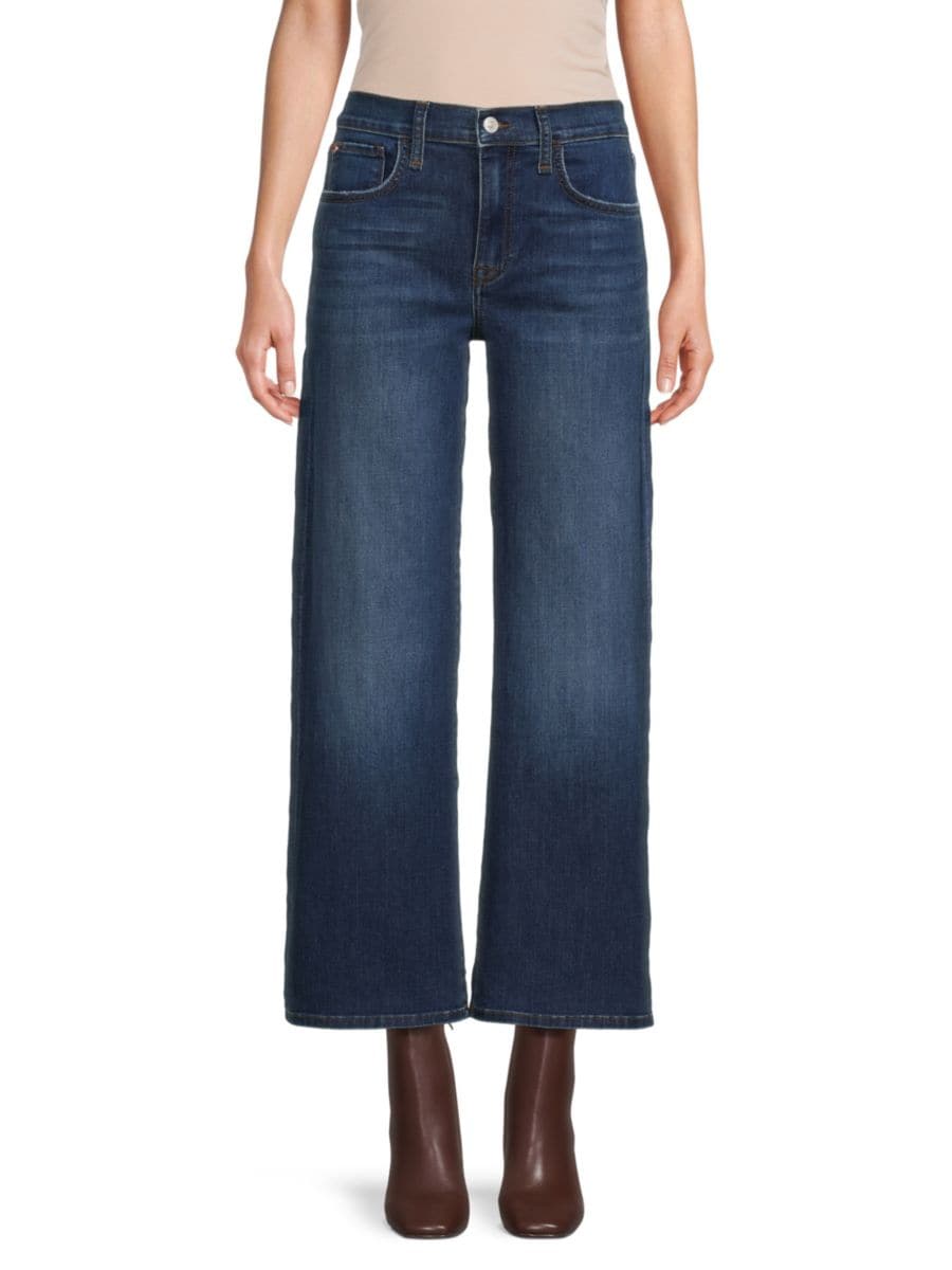 

Джинсы Rosalie с высокой талией и широкими штанинами Hudson Jeans, цвет Aurora