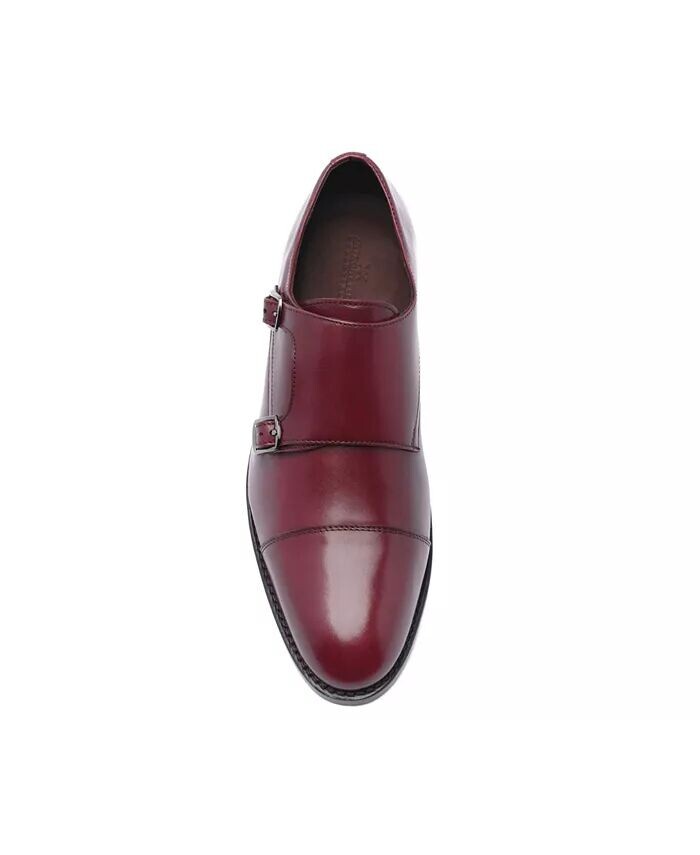 Мужские туфли Roosevelt II Double Monk Strap Goodyear Welt Anthony Veer, красный — фото 3
