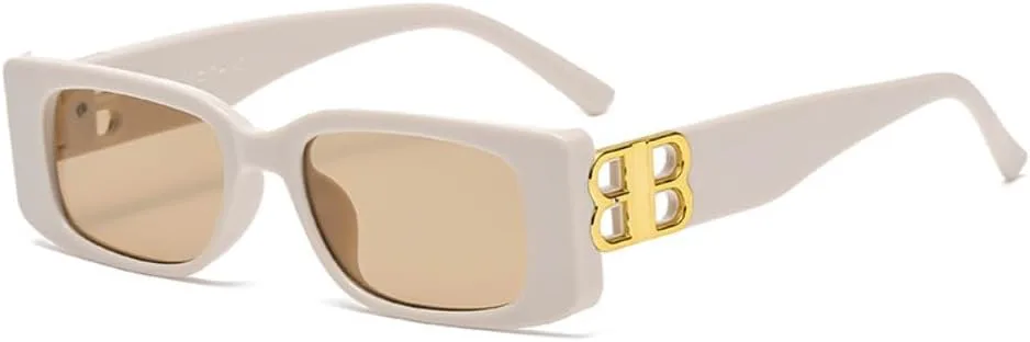 

Ретро овальные солнцезащитные очки унисекс с защитой от УФ-излучения UV400, полимерные очки с круглыми линзами, защитные очки Clout ENSARJOE, 16801-beige