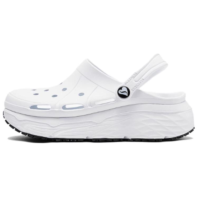 Skechers Белые женские клоги, цвет White
