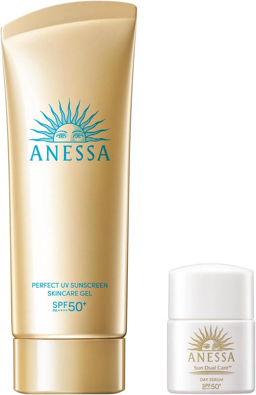 Набор солнцезащитных средств ANESSA Perfect UV Skin Care Gel NA, 90 г + 6 мл